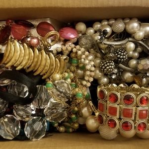 Junk Jewelry Lot 2 lbs